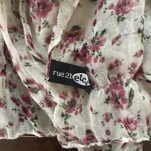 Rue21 Floral Scarf